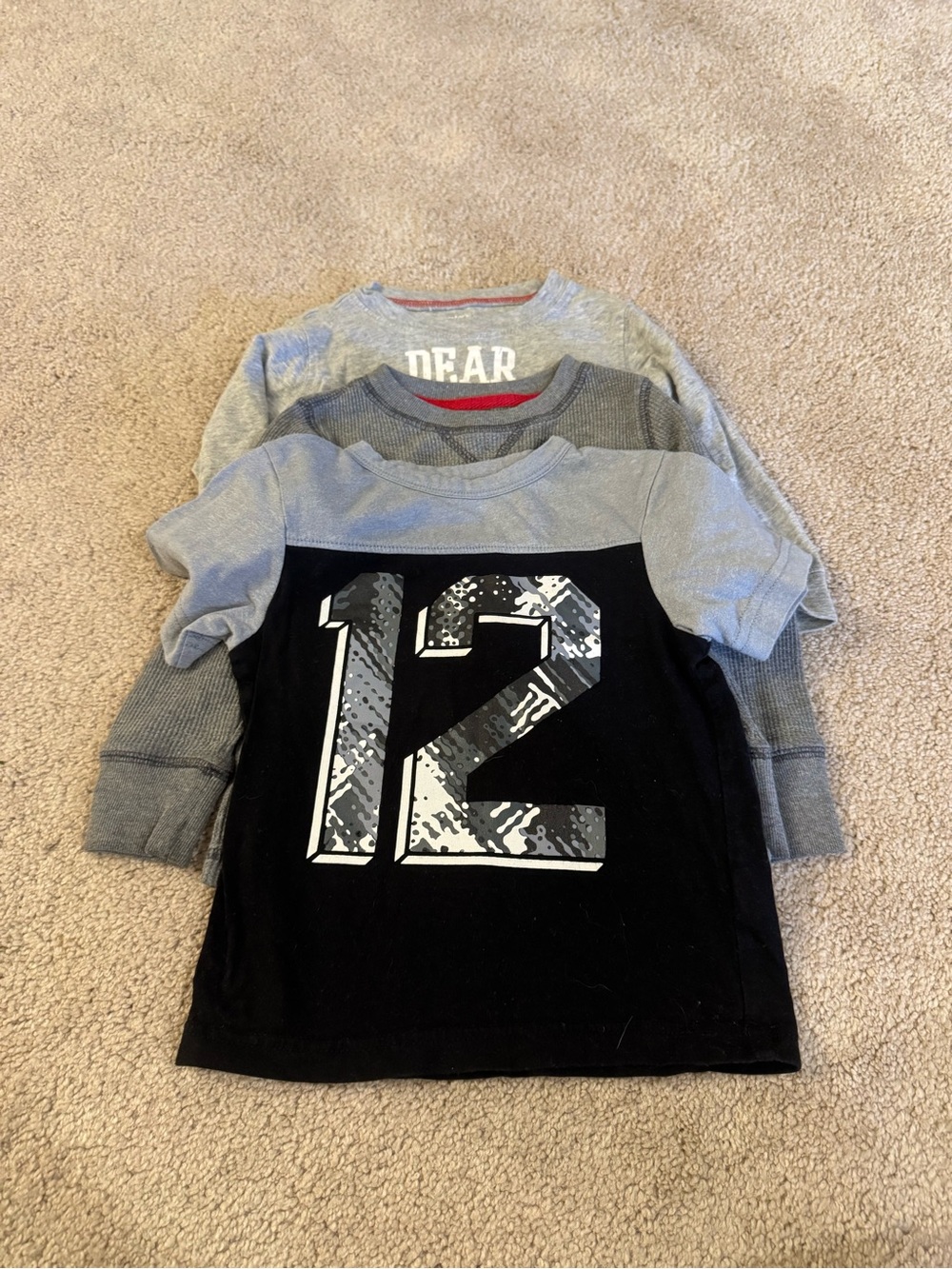 Toddler Boys Lot of 3 Shirts Size 24M/2T